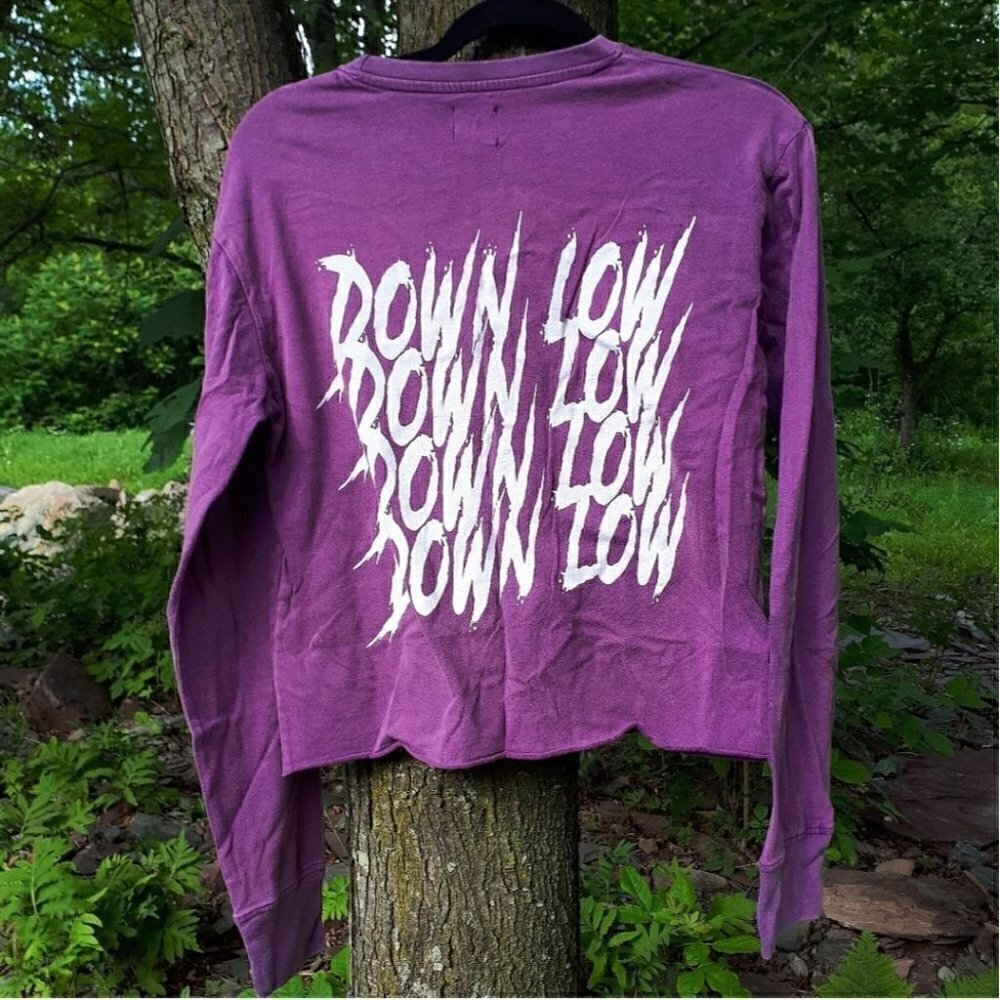 down LOW RASCAL TEES CROPPED SHIRT